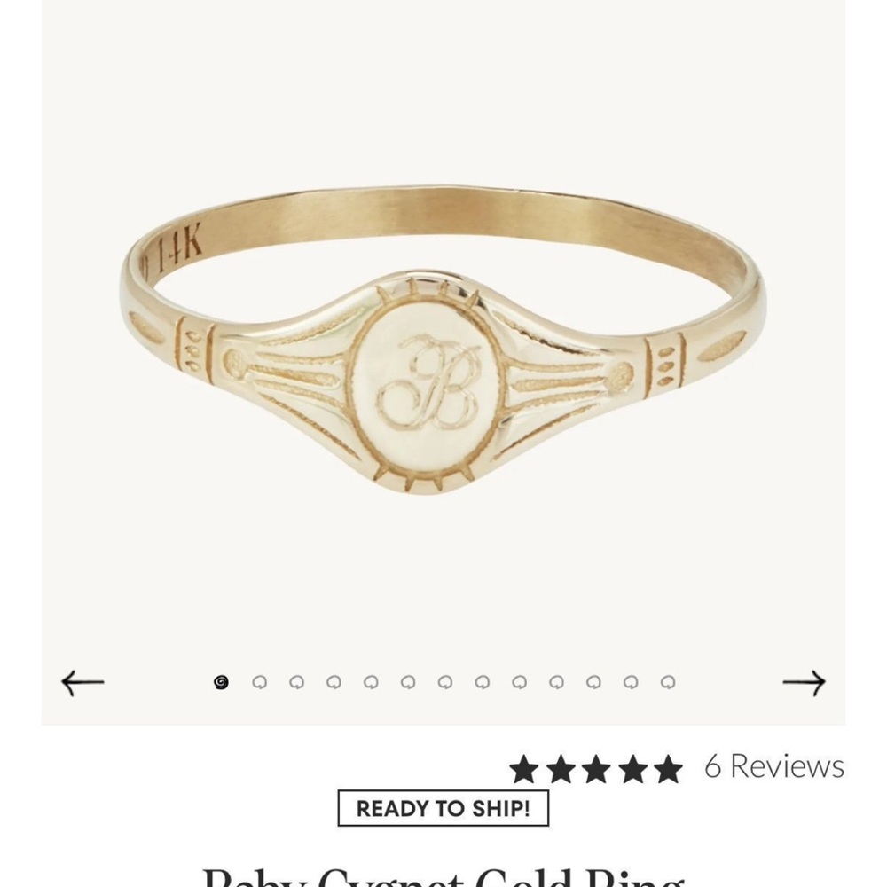 Catbird Baby Cygnet Gold Ring